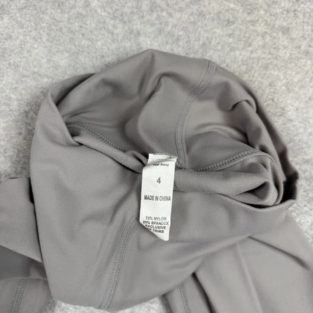 Women's Light Grey Athleticwear Leggings - Size 4 - Picture 3 of 7
